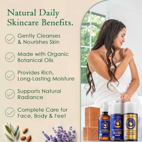 Organic Lavender Scented Skin Care Gift Set for Women, Birthday & Christmas - Image 4
