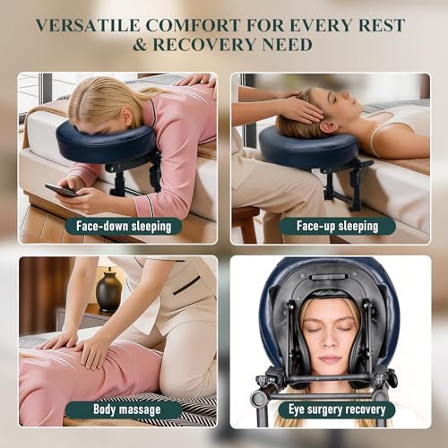 Massage Headrest for Bed, Face Down Massage Pillow & Face Cradle - Image 4