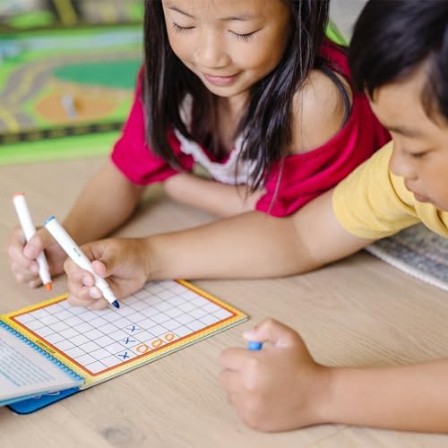 Melissa & Doug Write-On Reusable Games Activity Book - Travel Games and Kids Games With Dry Erase Markers for Kids, Road Trip Activities for Kids, Ages 6+ - FSC Certified - Image 2
