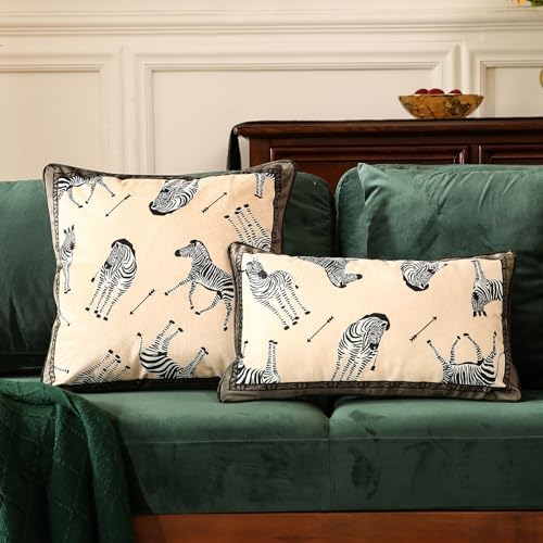 patdrea Designer Velvet Throw Pillow Cover,Set of 2,18"x18"-BrigittaB - Image 3