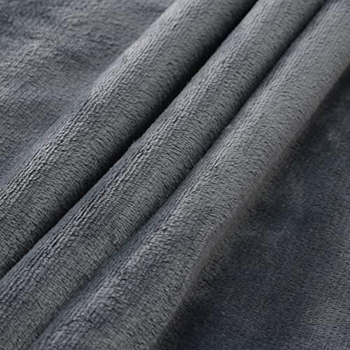 NANPIPER Baby Sherpa Blanket,Warm Toddler Throw Blanket,Soft Newborn Fleece Blanket for Winter (Grey,30x40 inches) - Image 4