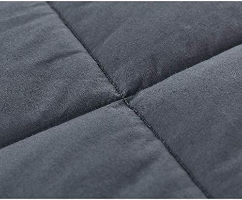 TONGDADA California King Size Weighted Blanket | 90''x108'',30lbs | Perfect for Couples | Premium Cotton Material with Glass Beads | Dark Grey - Image 6