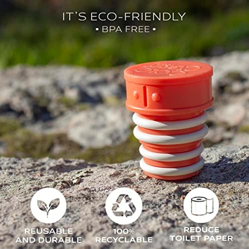 CuloClean Portable Bidet for Toilet or Travel. Peri Bottle for Men and Women. Handheld Spray. Bath Essentials (Coral) - Image 5