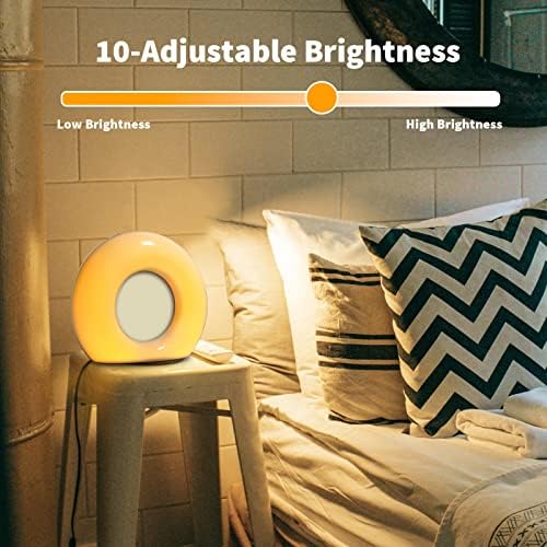 DailyBody Sound Machine White Noise Machine with 30 Soothing Sounds 12 Colors Night Light 36 Levels Volume 5 Timers & Memory Function Effectively Blocks Noise Ideal Sleep Machine for Baby Kids Adults - Image 4