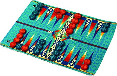 Pendleton Backgammon: Travel-Ready Roll-Up Game (Camping Games, Gift for Outdoor Enthusiasts) - Image 3