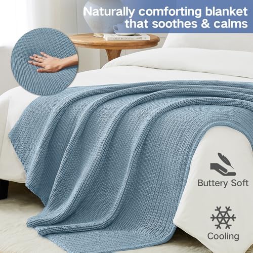 Guohaoi Knitted Weighted Blanket for Adults, 60"x80" 20lbs Full/Queen Size - Image 3