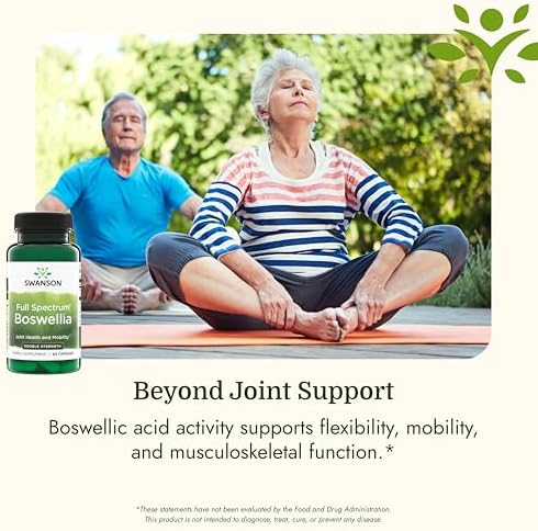 Swanson Double Strength Boswellia Serrata, 800 mg, 60 Capsules - Image 5