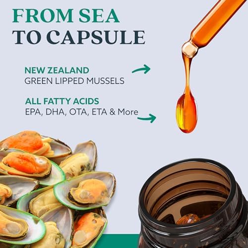 Haka Life GLX3 Green Lipped Mussel Oil Capsules for Joint and Muscle Support | Extra-Strength Omega-3 Green Lipped Mussel Supplement for Comfort, Flexibility & Recovery | Contains ETA, EPA, DHA - Image 2