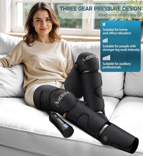 Air Compression Leg & Foot Massager with Heat – Relief for Circulation, Fatigue & Tension – Gifts for Men Women Mom Dad Husband Wife Her Him – Ideal for Mothers Day, Fathers Day, Christmas & Birthdays - Image 5