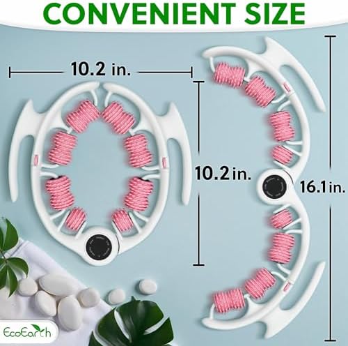 EcoEarth Cellulite Massage Roller - Handheld Fascia Massager with Detachable Handles - Anti Cellulite Tool for Legs, Thighs, Buttocks & Belly - Deep Tissue Muscle Roller for Lymphatic Drainage - Image 4