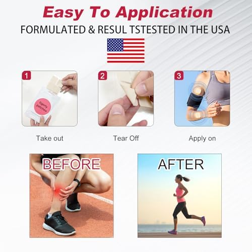 tigerty Vitamin Patch – Muscle Recovery, 60 Pcs (6 Paste x 10 Sheets) Vitamin Muscle Recovery Patch, with Magnesium & B Vitamins & Protein, Post Workout Soreness Relief, Soothe Muscle After Exercise - Image 6