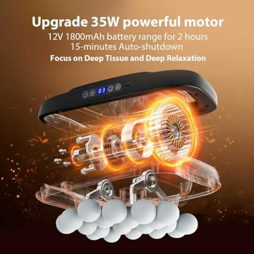 20 Head Portable Massage Gun Deep Tissue,3 Modes,30 Levels - Image 3
