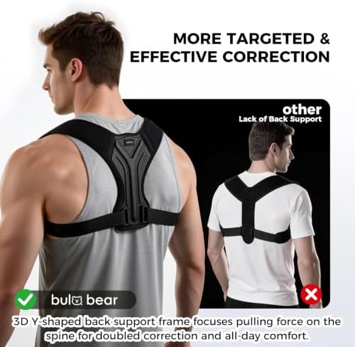 Posture Corrector for Women and Men, Adjustable Upper Back Brace - Image 6