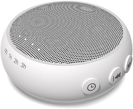 Small Sound Machine Mini White Noise Machine for Baby Kids Adult with 32 Soothing Sounds 32 Volume Levels Sleep Brown Noise Machine for Travel Office Privacy with 4 Timer & Memory by SoundMe