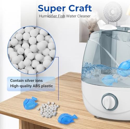 Humidifier Cleaning Fish for Humidifiers and Fish Tanks, Blue, 6 Pack - Image 2