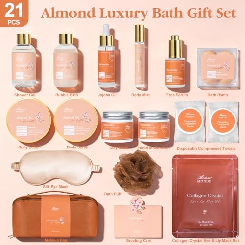 Birthday Gifts for Women Spa Gift Baskets, Facial Body Skincare Gift Set - Image 2