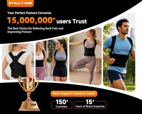 2026 Upgraded Posture Corrector for Men & Women, Full Back Brace - Image 2