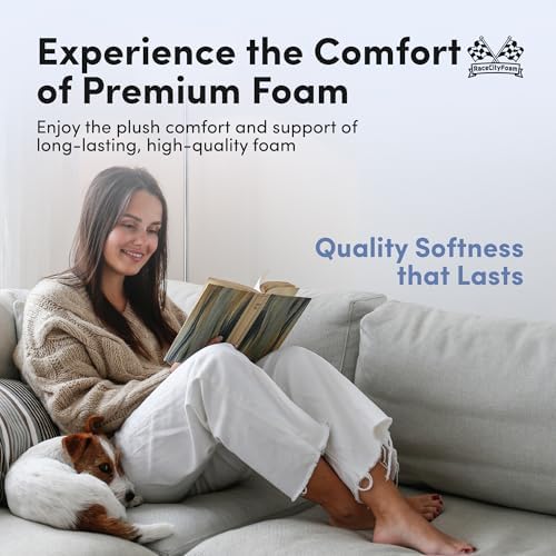 RaceCityFoam High Density Upholstery Foam (Semi Firm) 36 ILD - 6"x27"x80" - Image 7