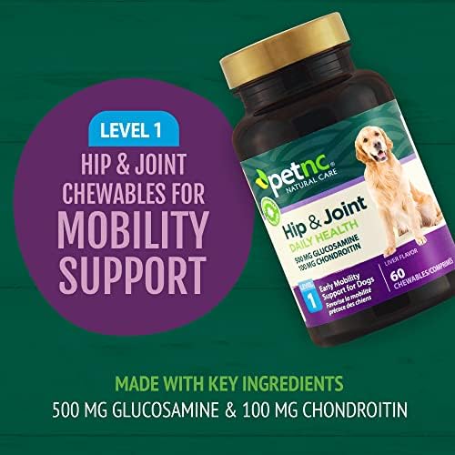 PetNC Level-1 Hip & Joint Chewables for Younger Dogs, Liver, 60 Count - Image 6