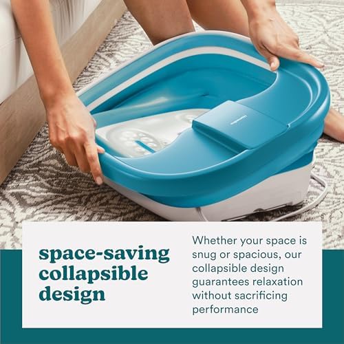 Homedics Smart Space Collapsible Foot Spa, Heat-Maintaining - Image 3