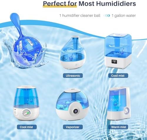 12 Pack Humidifier Tank Cleaner Balls compatible with All humidifiers - Image 2