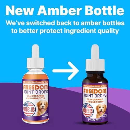 Pup Labs Freedom Joint Drops - Dog Joint Support Supplement with Human-Grade Ingredients - No Fillers, Preservatives, Additives, or Artificial Ingredients, 6 30 ml Droppers - Image 2