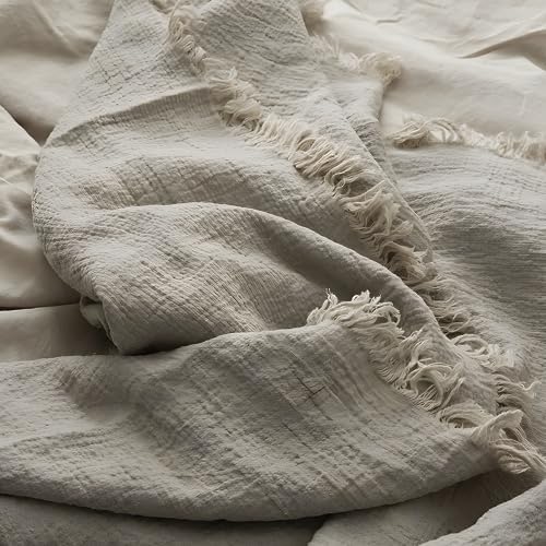 100% Pure Linen Blanket,100% Natural Flax Linen Throw Blanket, 79" L 100% French Flax Fabric,Soft,Breathable and Skin-Friendly Bed Blanket - Image 2