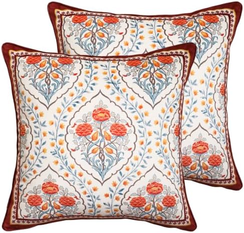 patdrea Designer Velvet Throw Pillow Cover,Set of 2,18"x18"-Moritz B by patdrea