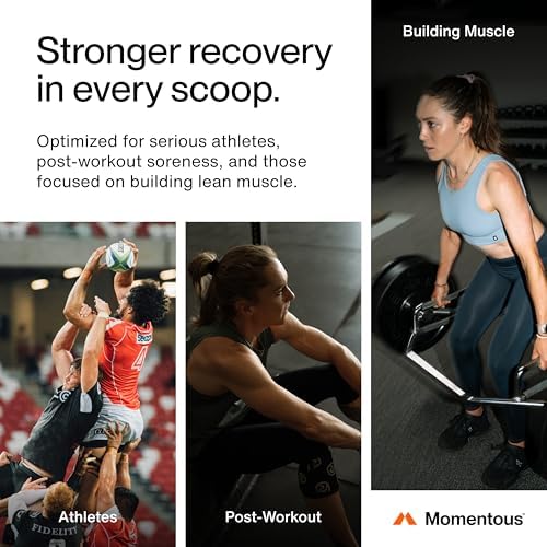 Momentous Grass-Fed Recovery Whey Protein Isolate Powder, 20g, Chocolate - Image 4