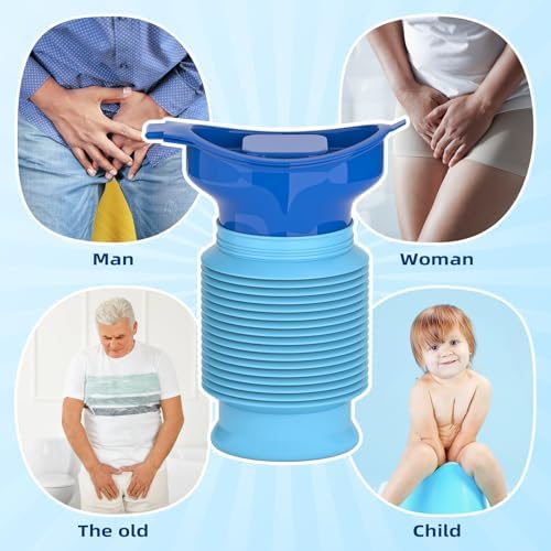Pee Bottles for Men, Adjustable Emergency Urinal 750ml, Car Pee Bottle for Men and Women, Portable Toilet for Car, Shrinkable Personal Mobile Toilet,Urine Bottle, Travelling, Traffic Jams & Hiking - Image 5