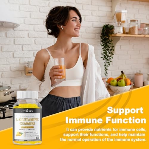 2 Pack L-Glutamine Gummies 1000mg, Glutamine Supplement for Women & Men, with BCAAs, Magnesium & NAC, Support Gut, Muscle Health & Immunity, Vegan, Gluten Free, Keto Friendly, 120 Count - Image 6