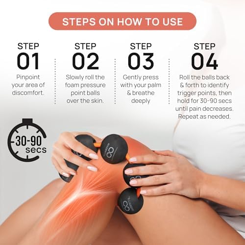 PRIMEKINETIX MyoBalls Massage Therapy Balls - 360° Relief for Plantar Fasciitis, Shin Splints, Tight Calves & IT Band - Deep Tissue Trigger Point Tool for Athletes & Active Lifestyles - 7 Ball Set - Image 6