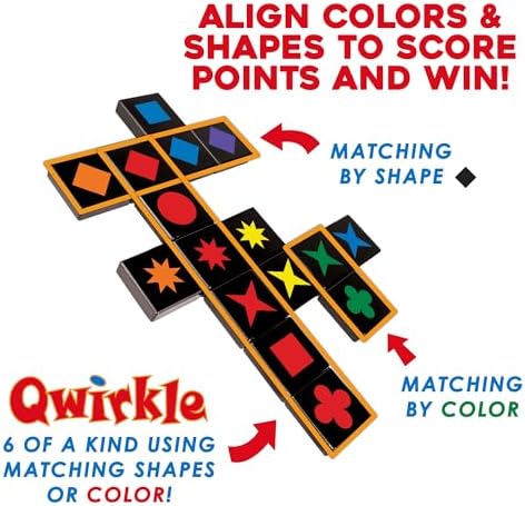 MindWare Travel Qwirkle Strategy Tile Board Game for 2-4 Players - Image 6
