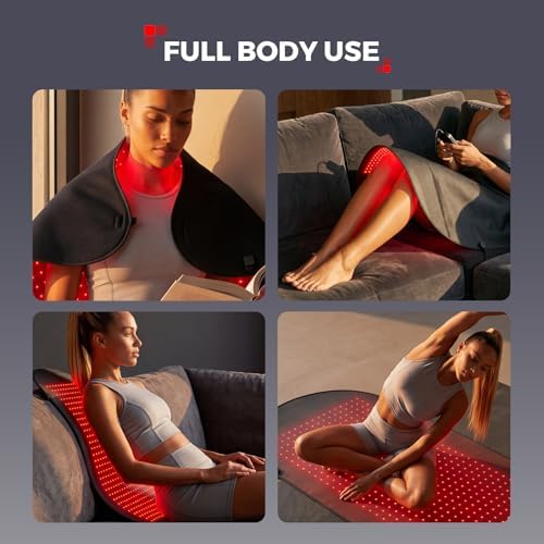 LTW Flagship 660 LEDs Red Light Therapy Mat for Body (46.8" x 25.6") - Image 6
