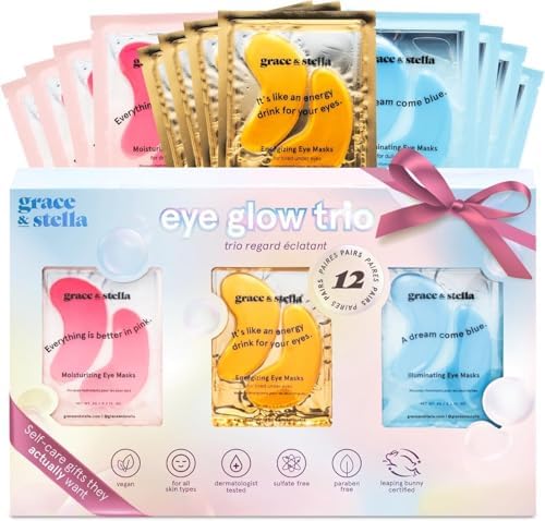 grace & stella Under Eye Patches Eye Masks for Puffy Eyes and Dark Circles by GraceStella