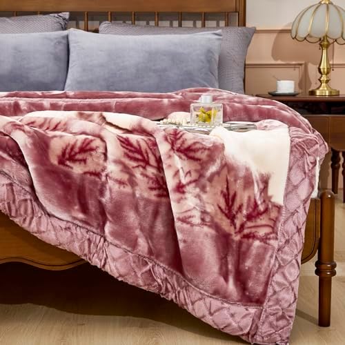 5.5 lbs Korean Mink Blanket 59×79 inch,2 Ply Reversible Super Soft Cozy Luxury Bed Blanket. - Image 2