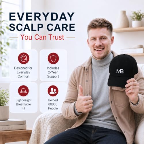 FDA Cleared 660nm Red Light Therapy Cap for Hair Growth, Rechargeable Hair Growth Cap for Men & Women, Adjustable Cordless Design for All Hair Types, At-Home Scalp Care - Image 5