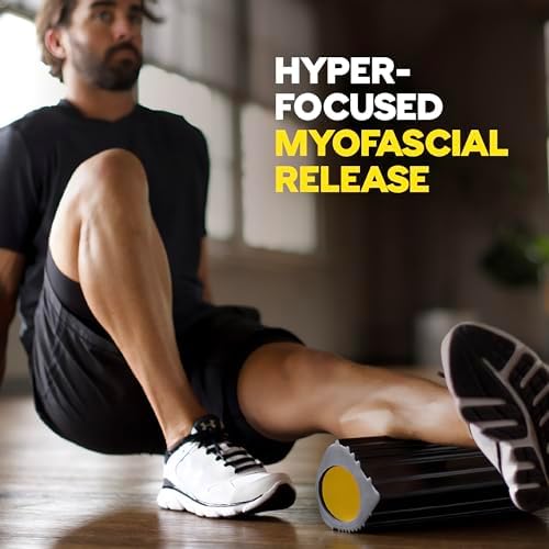 TRX Training Rocker Myofascial Release Roller, Neck and Back Massage Roller for Muscles, Round Foam Roller for Stretching and Postworkout Use, 13 Inches - Image 5