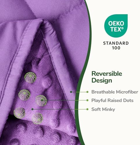 Sivio Weighted Blanket for Adults, Queen Size, 15 lb 60 x 80 inch - Image 3