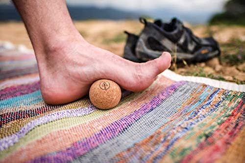 Travel Cork Massage Ball | Lightweight, Sustainable Alternative to Lacrosse Ball for Muscle Pain Relief (1.9 Inch (Pack of 1), Sanded Cork) - Image 4