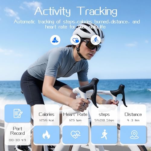 Smart Ring Fitness & Health Tracker with Display Screen for Men Women - Image 5