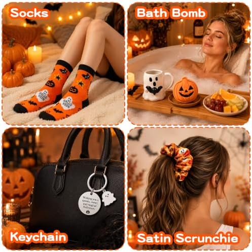 7 Pcs Large Boo Basket Stuffers Halloween Gifts Box for Women - Image 6