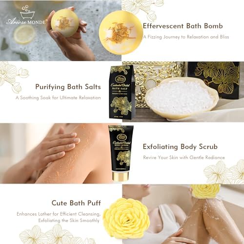 Spa Gift Baskets for Women, Bath Sets for Women Gift Enchanted Orchid - Image 5