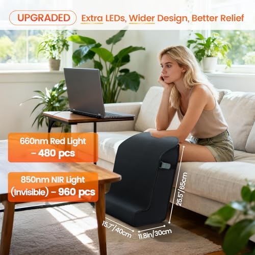 Red Light Therapy for Feet & Legs, 480 LEDs Infrared Wrap with 3-in-1 Chips - Image 3
