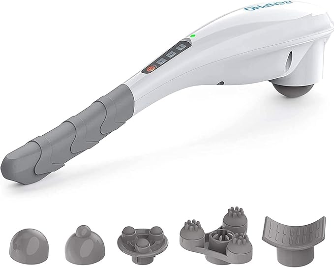 RENPHO Cordless Handheld Massager, 5 Adjustable Speeds and Massage Modes by Unknown