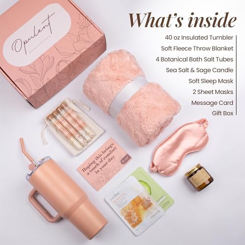 Opulent Self Care Spa Gift Box for Women - Thoughtful Get Well Gift - Image 2