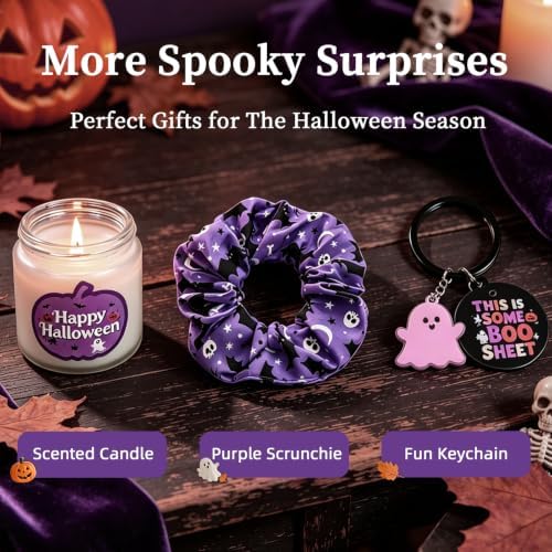 PARTY TONIGHT Boo Basket Stuffers for Women Teens Girls, Halloween Gifts for Adults with Spooky Glass Cup Positive Affirmation Cards, Care Package Spa Gifts for Mom Wife Girlfriend Her Best Friend - Image 7