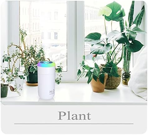 Mini Humidifier, 350ml Small Humidifier for bedroom, desk, portable, travel, plant (Pink) - Image 6