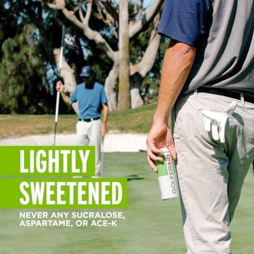 GOLFERAID Performance Blend, Up Your Golf Game, No Caffeine, Glucosamine, Turmeric, MSM, CoQ10, B-Complex,BCAAs and Electrolytes, 45 Calories, 100% Clean, Paleo, Vegan, 12-oz. cans (Pack of 4) - Image 6