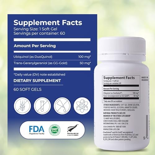 Xtendlife Xtend‑Quinol Ubiquinol CoQ10 Supplement, 60 Day Supply - Image 4